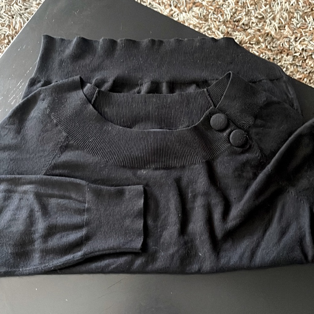 Lightweight black sweater
